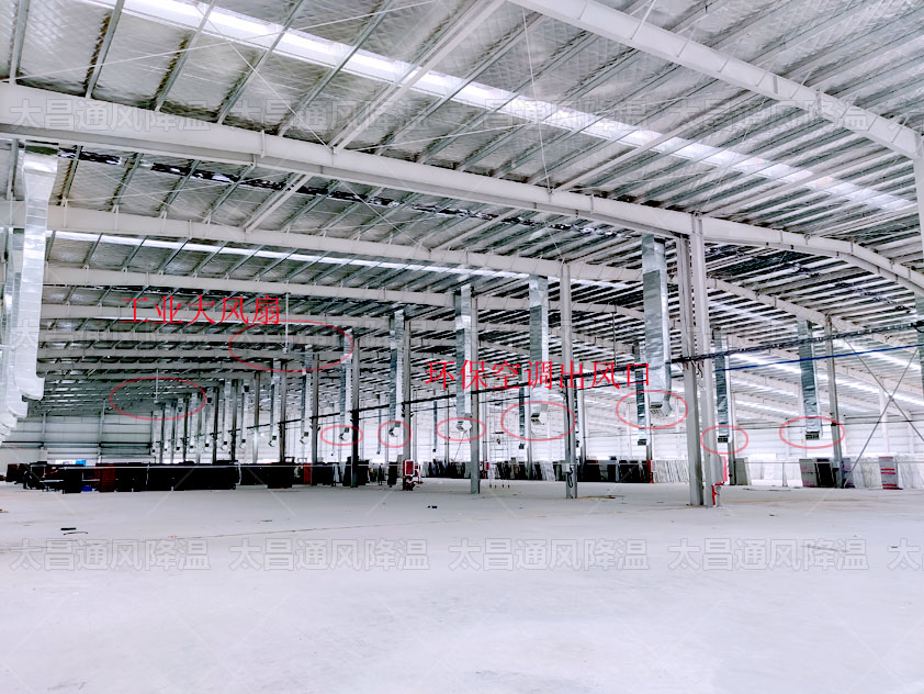 大型車間怎么降溫？扇機互補效果更佳