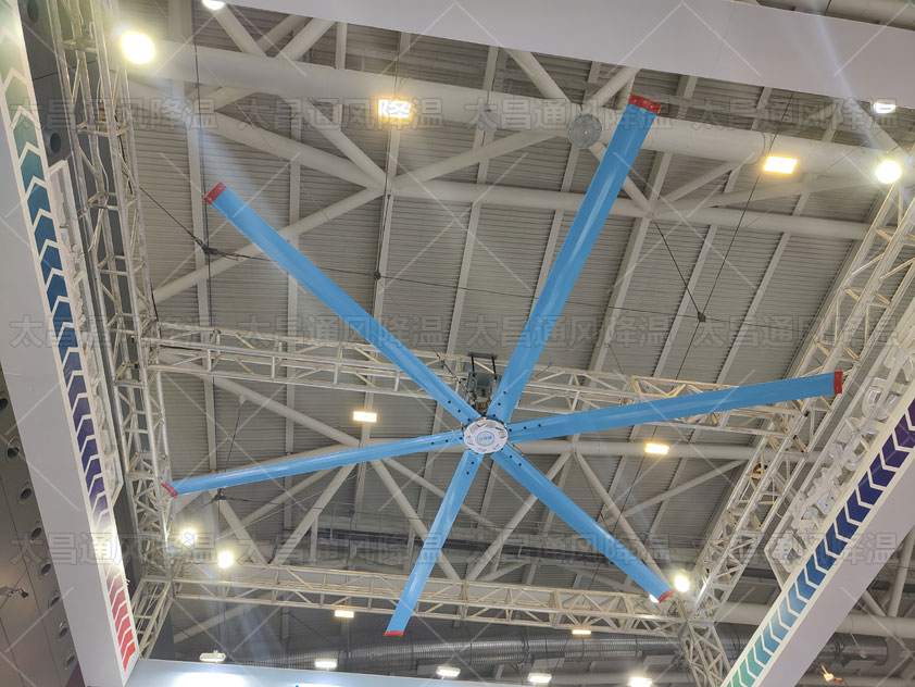 鋼結(jié)構(gòu)車間通風(fēng)降溫能不能安裝工業(yè)大風(fēng)扇